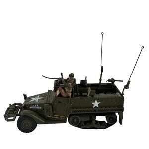2006 Ultimax Half Track Miniature Military Truck with Two Soldiers
